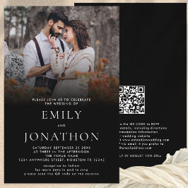 Foto Simples Orçamento Código QR Casamento de Códi