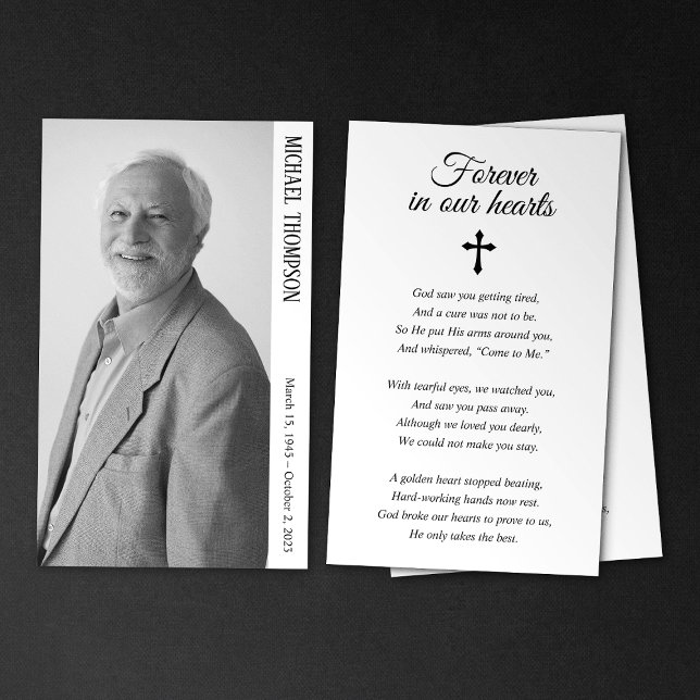 Foto simples para sempre em nosso cartão memorial  (Criador carregado)