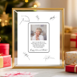 Foto Sinal de Assinatura de Aposentação — Os Convidados