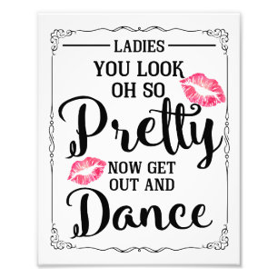 Foto Sinal de banheiro feminino de casamento engraçado