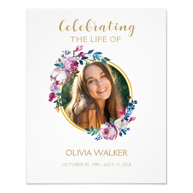 Foto Sinal de Boas-vindas do Funeral das Flores Roxas (Frente)