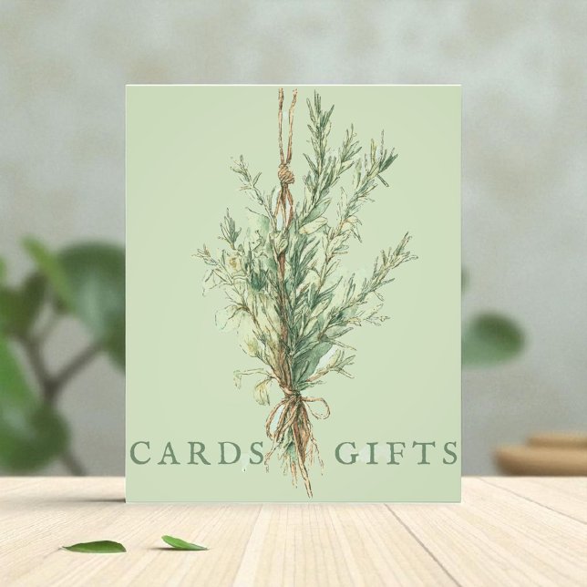 Foto Sinal de Casamento Rosemário do País Francês Cartõ (Criador carregado)