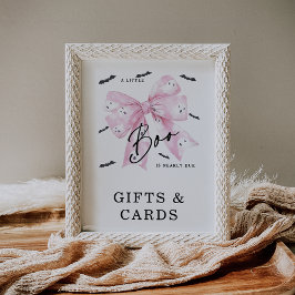 Foto Sinal de Chá de fraldas Boo do Arco Rosa Coquente