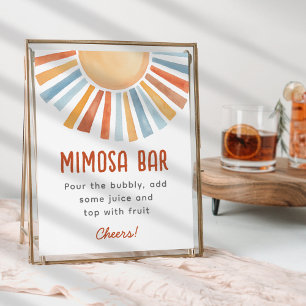 Foto Sinal de Chá de fraldas Neutro de Boho Sunshine Mi