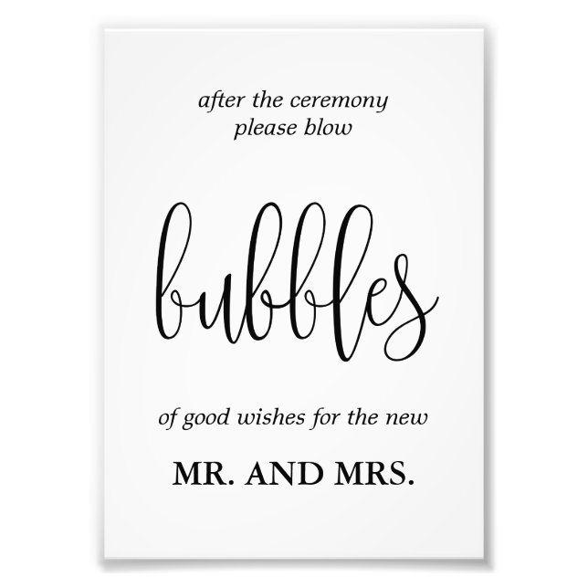 Foto Sinal de Destino das Bolhas Escolher o Tamanho (Frente)