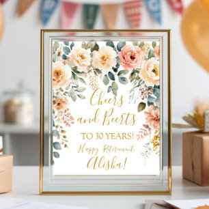 Foto Sinal De Festa De Aposentação De Cerveja E Cheias