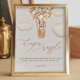 Foto Sinal de Fralda Raffle dos Balões do Urso