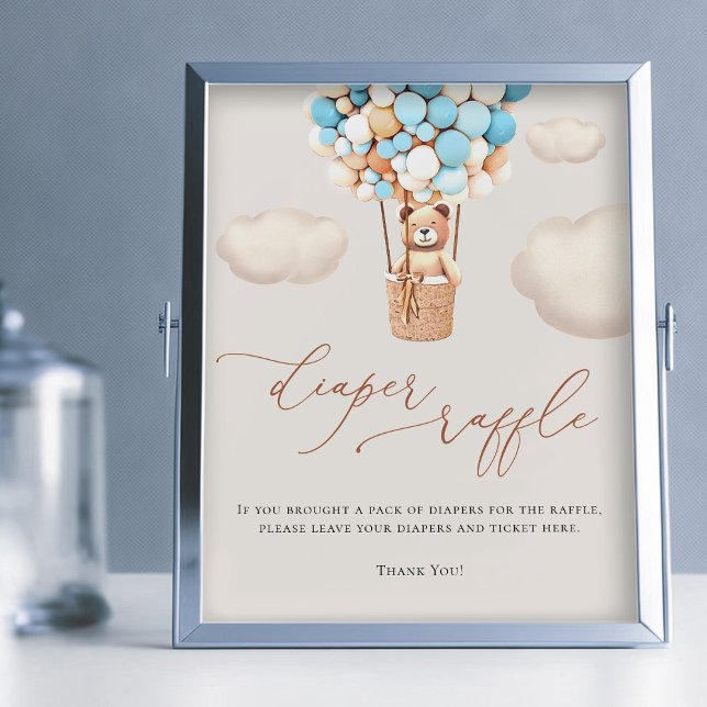 Foto Sinal de Fralda Raffle dos Balões do Urso (Criador carregado)