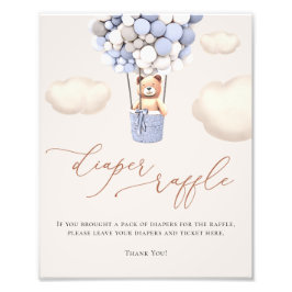 Foto Sinal de Fralda Raffle dos Balões do Urso