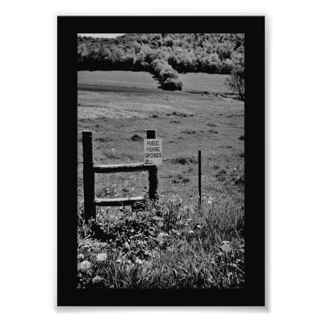 Foto Sinal de Pesca (Frente)