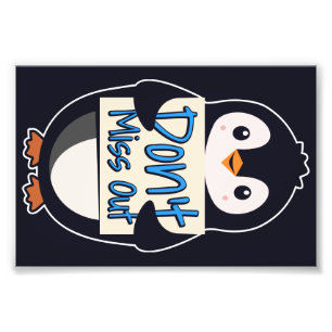 Foto Sinal de Pinguim Não Perca