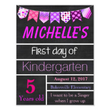 Sinal do primeiro dia da escola, Sinal de quadro,