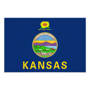 Foto Sinalizador do Estado do Kansas