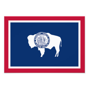 Foto Sinalizador do Estado Wyoming
