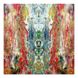 Foto Sinfonia do caos - Paleta de Artista Abstrato Real