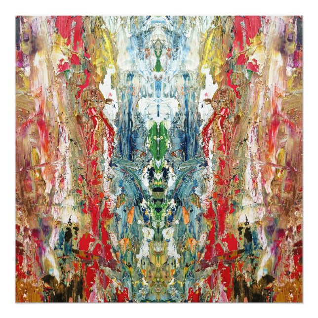 Foto Sinfonia do caos - Paleta de Artista Abstrato Real (Frente)