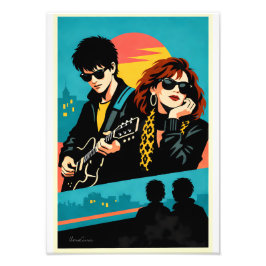 Foto Sing Street Inspired Retro Movie Poster