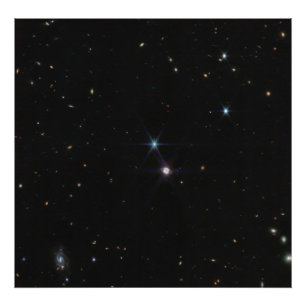 Foto Sistema Anel Netuno centenas de galáxias Webb