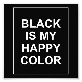 FOTO SKAM - BLACK IS MY HAPPY COLOR