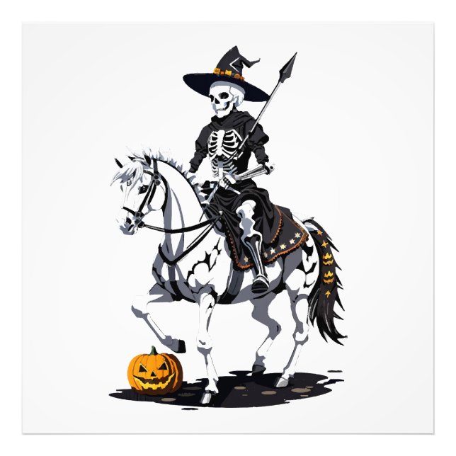 Foto Skeleton Horse Rider - Esqueleto de Halloween (Frente)