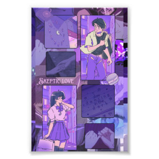 Foto skeptic love anime poster