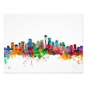 Foto Skyline de Seattle Washington