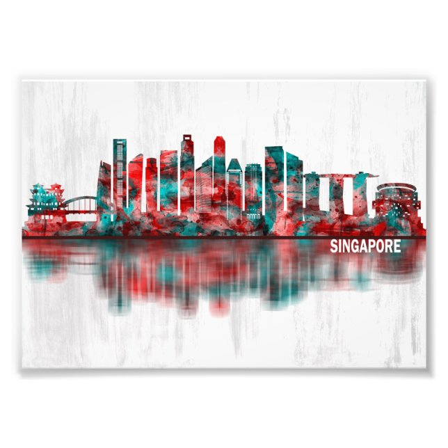 Foto Skyline de Singapura (Frente)