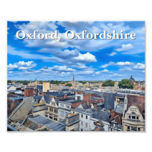 Foto Skyline of Historic Oxford Painting