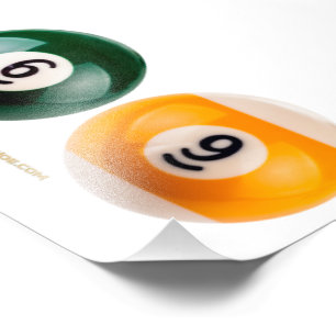 Foto SlipperyJoe 69 bolas duro piscina bolas de mesa bi