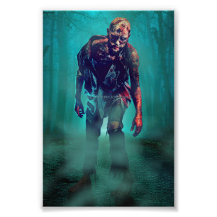 Foto SlipperyJoe figura de zumbi aterrorizante isolada 