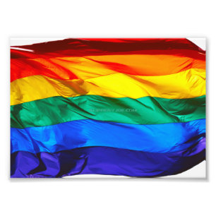 Foto SlipperyJoe's artístico Wave Orgulho gay Flag pre