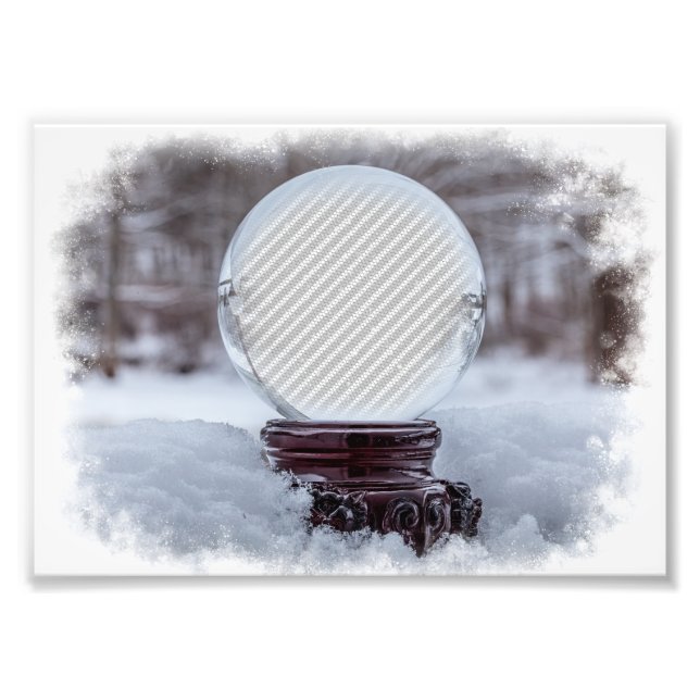 Foto Snow Globe Template (Frente)