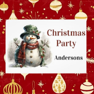 Foto Snowman Holiday Christmas Wish