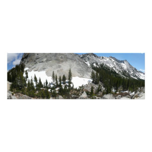 Foto Snowy Granite Domes Panorama em Yosemite