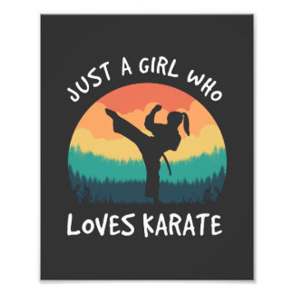 Foto Só uma garota que ama o Karate - Retro Karate Girl