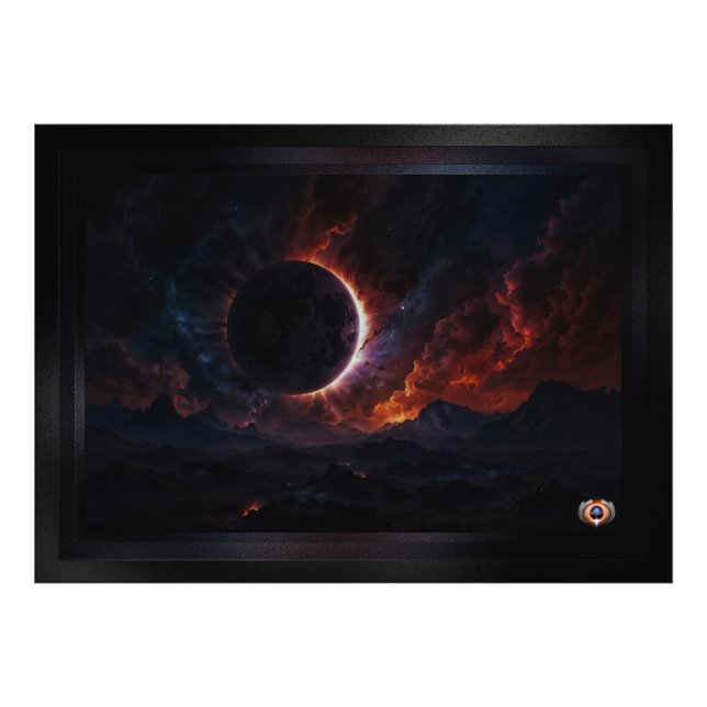 Foto Solar Eclipse Cosmic Masterícula Xzendor7 Arte AI (Frente)