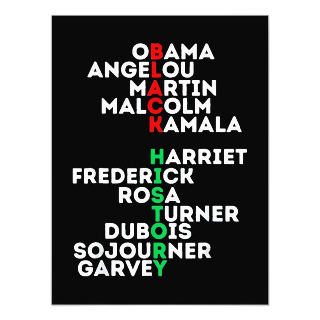 Foto Sonho Como Martin Black History Month (Frente)