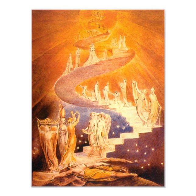 Foto Sonho de Jacob por William Blake (Frente)