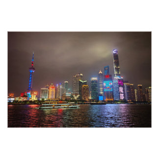 Foto Sonhos Elétricos - Futurística Shanghai Skyline, A