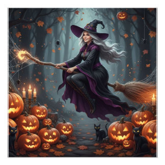 Foto Sorcière volante magique