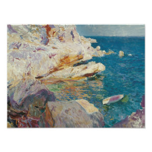 Foto Sorolla-Rocha de Joaquin de Javea e do barco