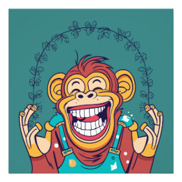 Foto Sorriso de macaco