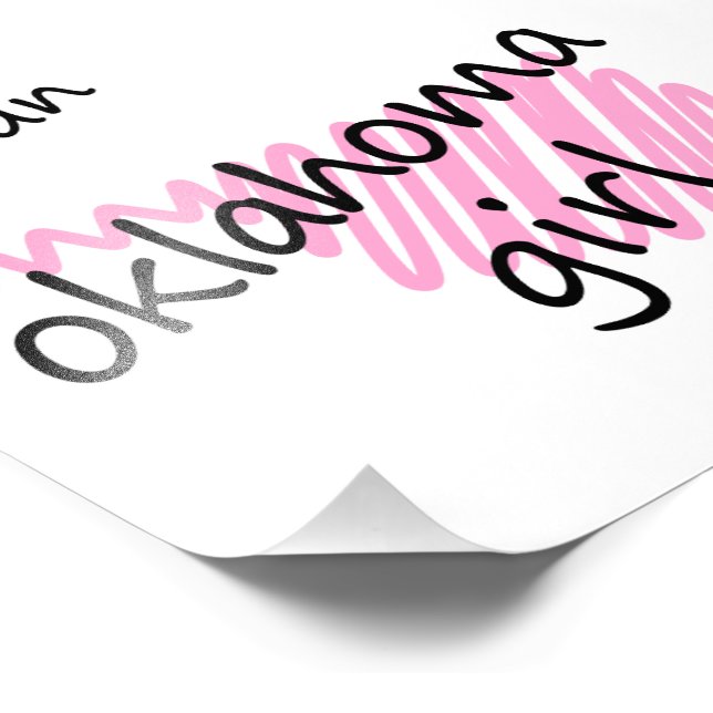 Foto Sou uma Garota de Oklahoma (Borda)