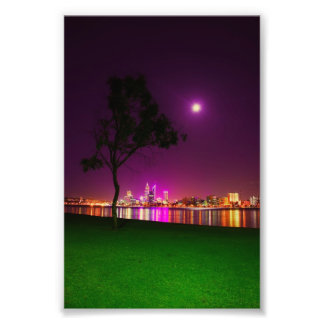 Foto South Perth Foreshore Perth City Lights Skyline