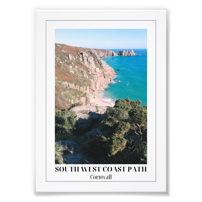 Foto South West Coast Path, Porthcurno, Cornwall (Frente)