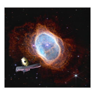 Foto Southern Ring Nebula Space James Webb Telescópio