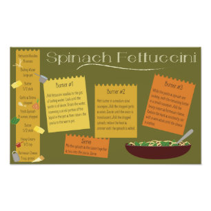 Foto Spinach Fettuccini