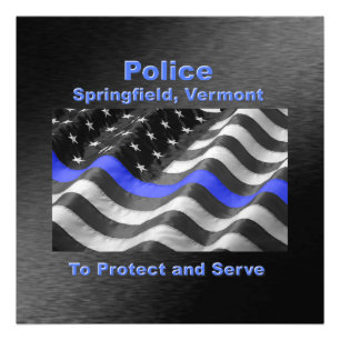 Foto Springfield, Vermont. Polícia