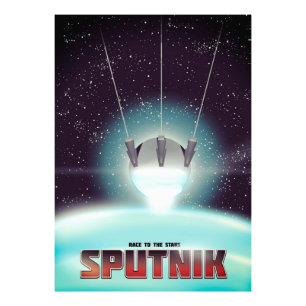 Foto Sputnik "corrida para as Estrelas"