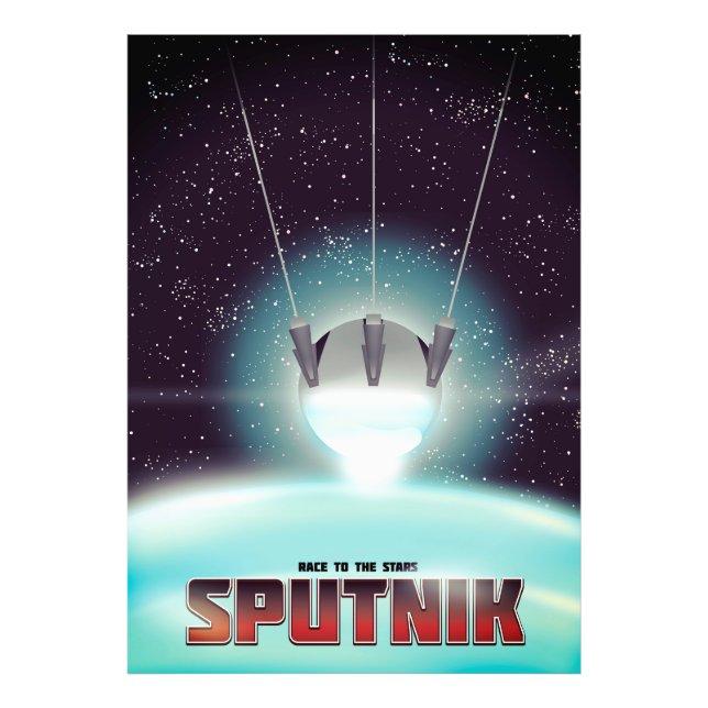 Foto Sputnik "corrida para as Estrelas" (Frente)